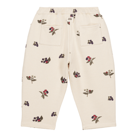 STUDIO BOHEME  /  CARROT PANTS  ECRU / BLACKBERRIES