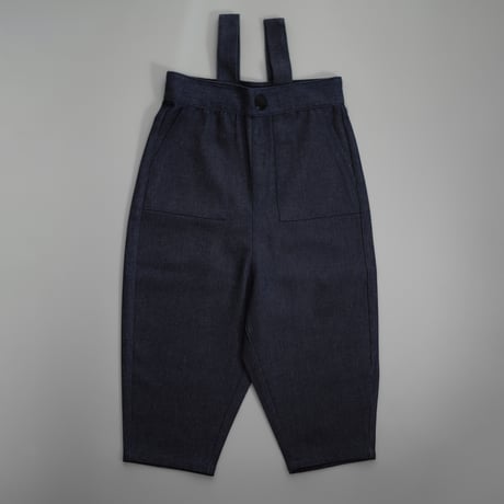 poche  /  denim salopette - indigo