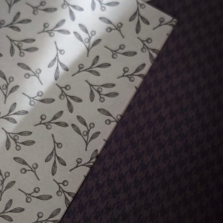 【 同梱不可商品 】RITAPAPERI  /  holiday wrapping paper forest set -A4