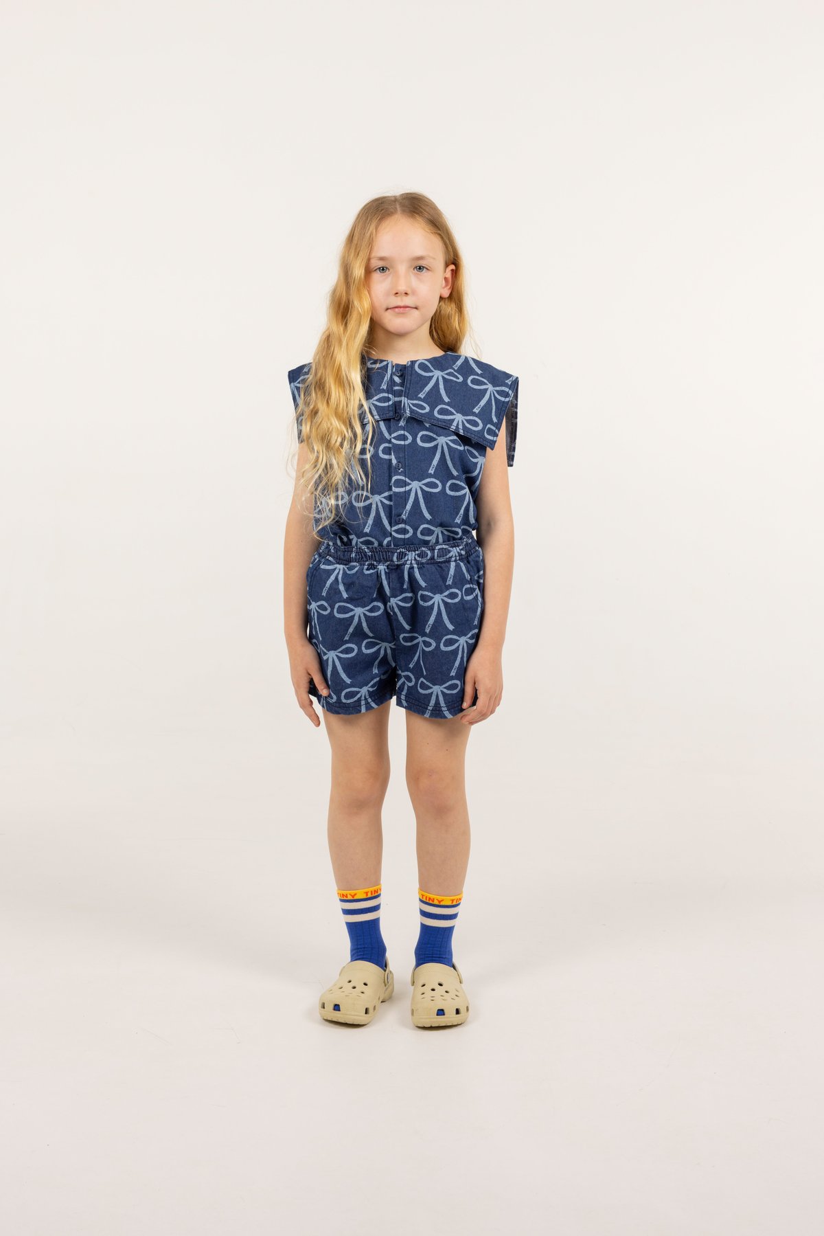 TINYCOTTONS / BOWS WOVEN SHORT | RITAPAPERI