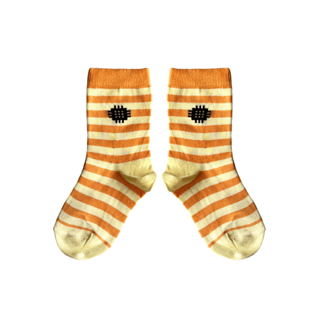 【 ラスト1点 】MABLI  /  BARRI SOCKS - MELON/YUZU