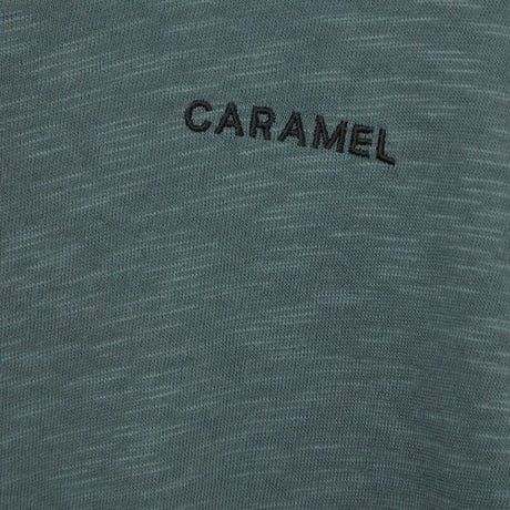 CARAMEL  /  VIBERNUM T-SHIRT - AEGEAN BLUE