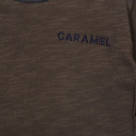 CARAMEL  /  VIBERNUM BABY T-SHIRT - COFFEE
