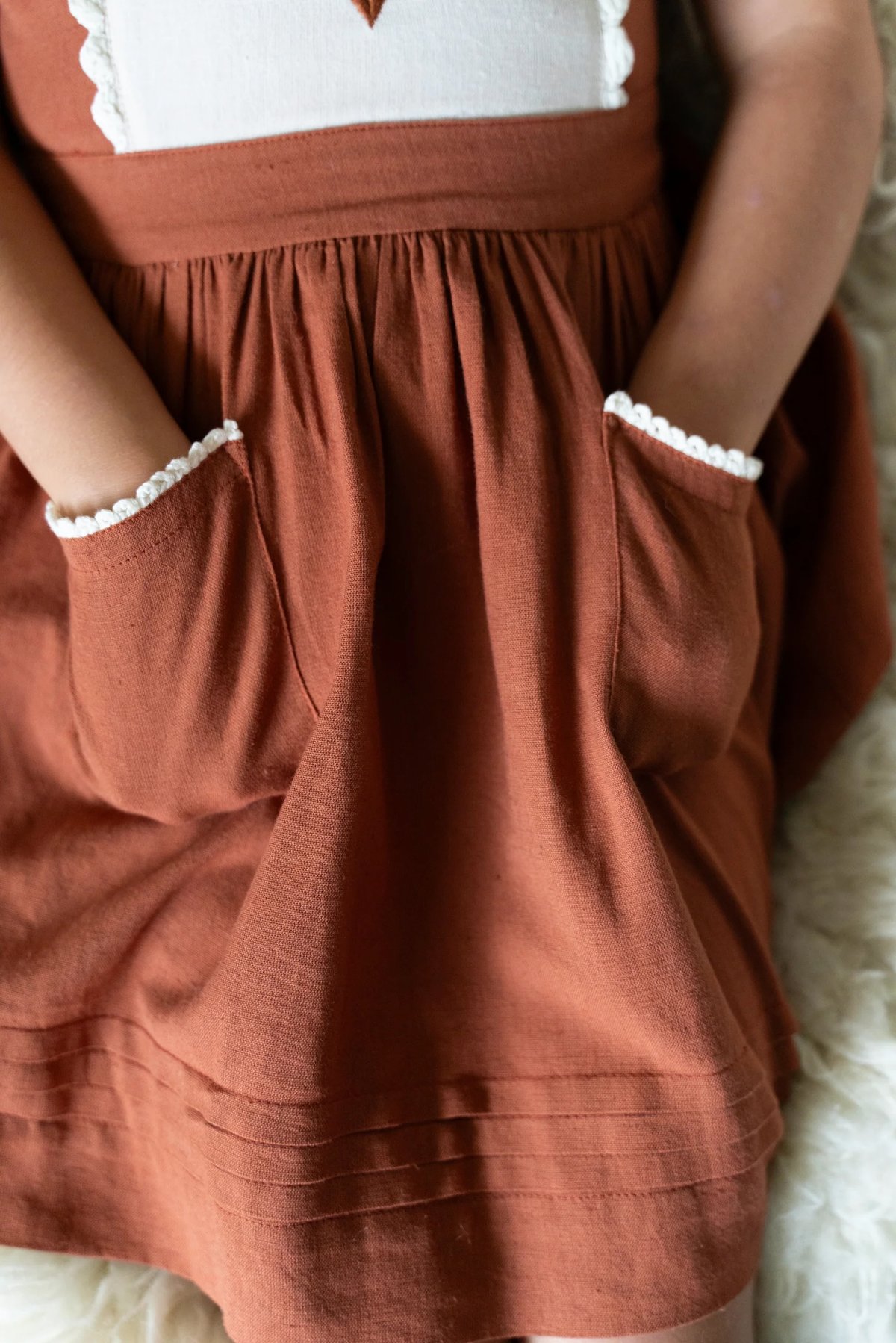 Marlaguette / Rosalie caramel dress | RITAPAPERI