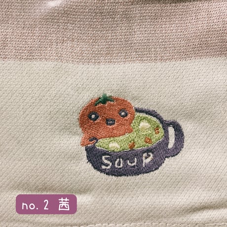 トメイトちゃん刺繍タオルハンカチ