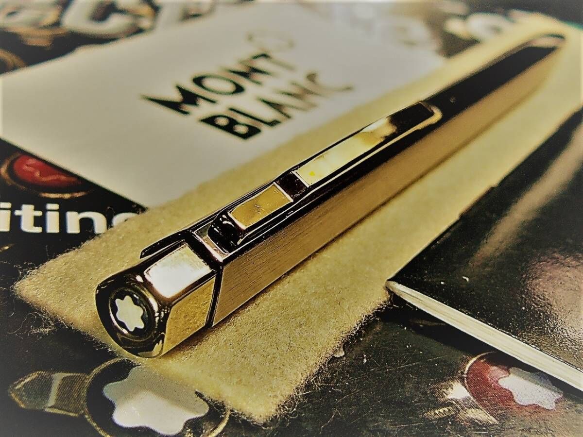 ☆希少 モンブラン レオナルド チタンゴールド Mont Blanc
