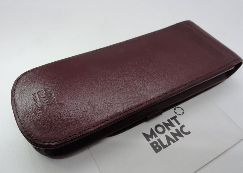 モンブラン　★稀少なヴィンテージ初期型マイスター★シエナ本革ペンポーチNo906 モンブラン☆稀少なヴィンテージ初期型マイスター☆シエナ本革