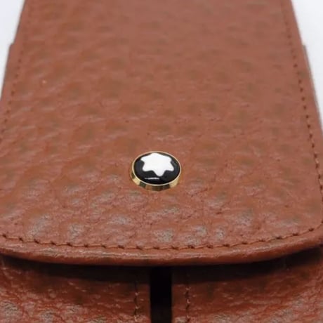 【未使用・新品】モンブラン MONT BLANC ペンケース 2本差し ブラウン Amazon.co.jp: モンブラン ペンケース マイスターシュテュック 2