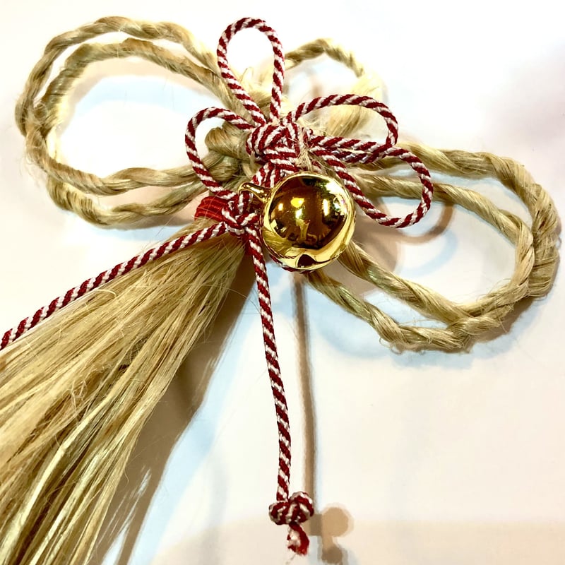 精麻のひきなで飾り二重叶結び2