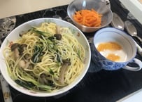 きのことじゃこのスパゲッティ　調理キット／1食分（1食627円/税込）(調理例です。キットに含まれていないものも写っています)