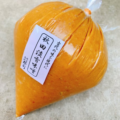 秋田淡雪味噌　1kg　【人気 No.2】