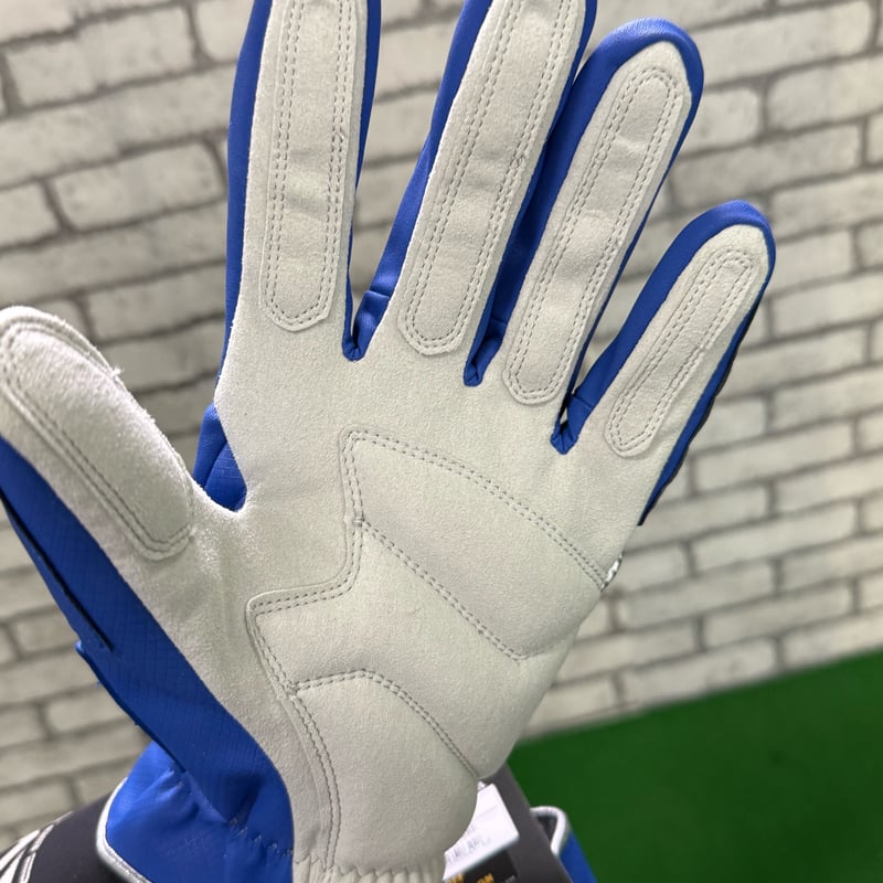 adidas 走塁用手袋 LBG704 ブルー×ホワイト | 野球工房 北野屋