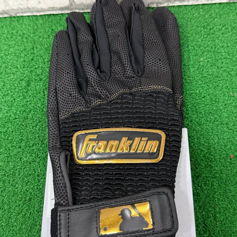 フランクリン バッティング手袋 20984 黒×ゴールド | 野球工房 北野屋