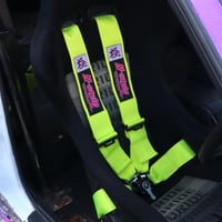 【再入荷！！】N-Style オリジナル極レーシングハーネス4点式  イエロー