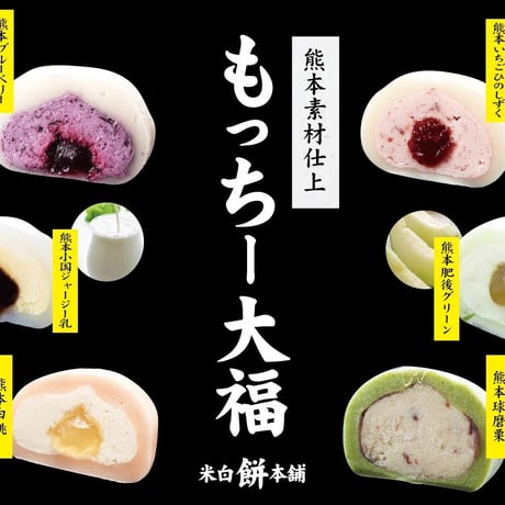 もっちー大福人気6種セット　　（保冷袋入）