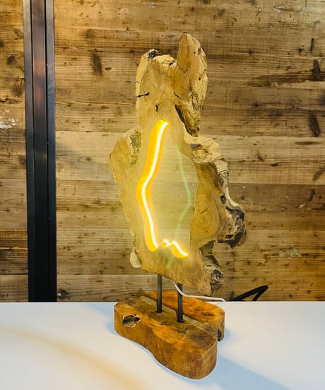 【現品商品No.318】STAND WOOD LED （ガラス無し）