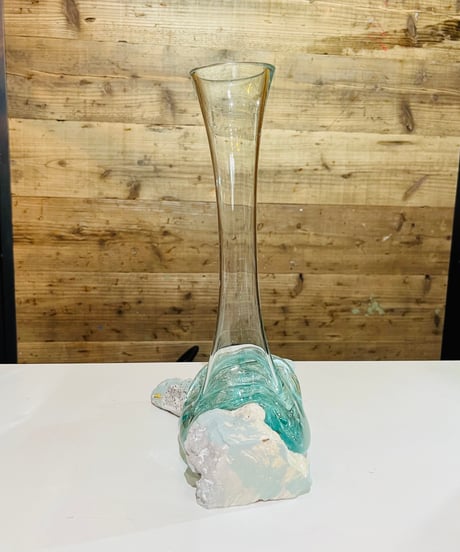 【現品商品No.272】FLOWER VASE　Fluid ART コラボ