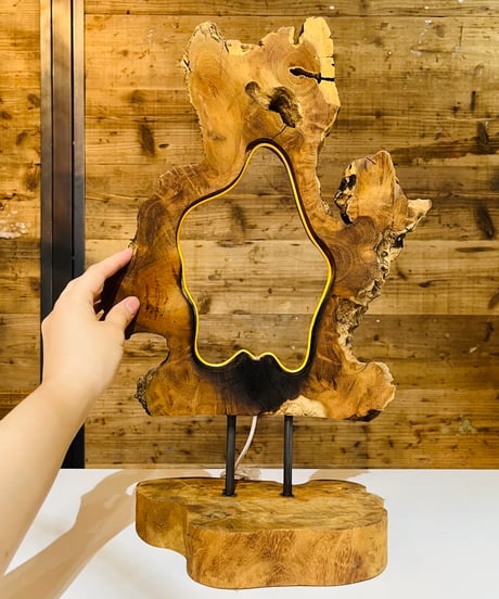 【現品商品No.318】STAND WOOD LED （ガラス無し）