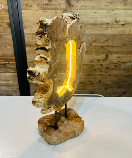 【現品商品 No.557】STAND WOOD LED / スタンド ウッド LED（ガラス無し）