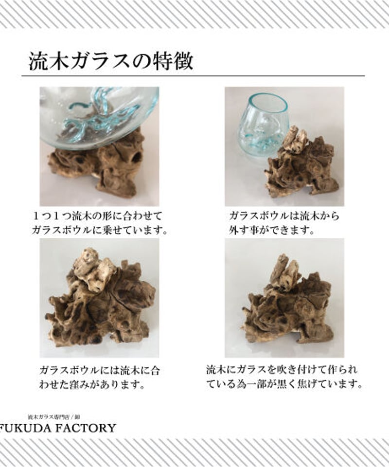 BASIC ベーシック / M | 流木ガラス専門店 FUKUDA FACTORY