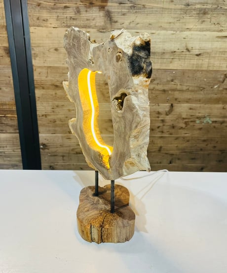 【現品商品 No.557】STAND WOOD LED / スタンド ウッド LED（ガラス無し）