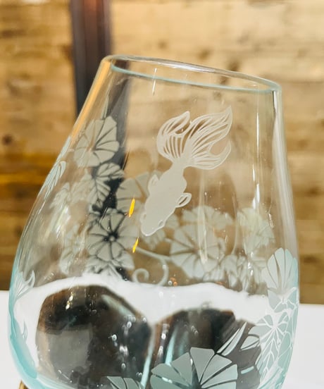 【現品商品No.447】BASIC Etched Glass ベーシック 彫刻 / S