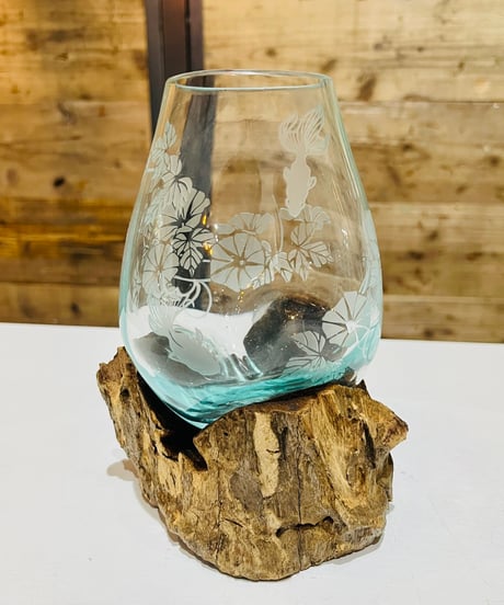 【現品商品No.447】BASIC Etched Glass ベーシック 彫刻 / S