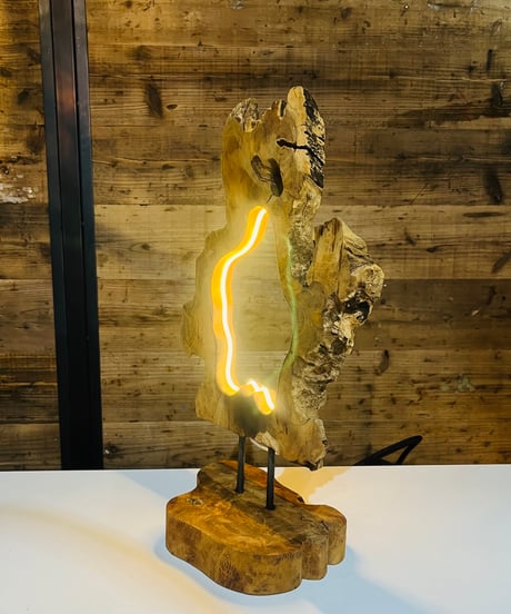 【現品商品No.318】STAND WOOD LED （ガラス無し）