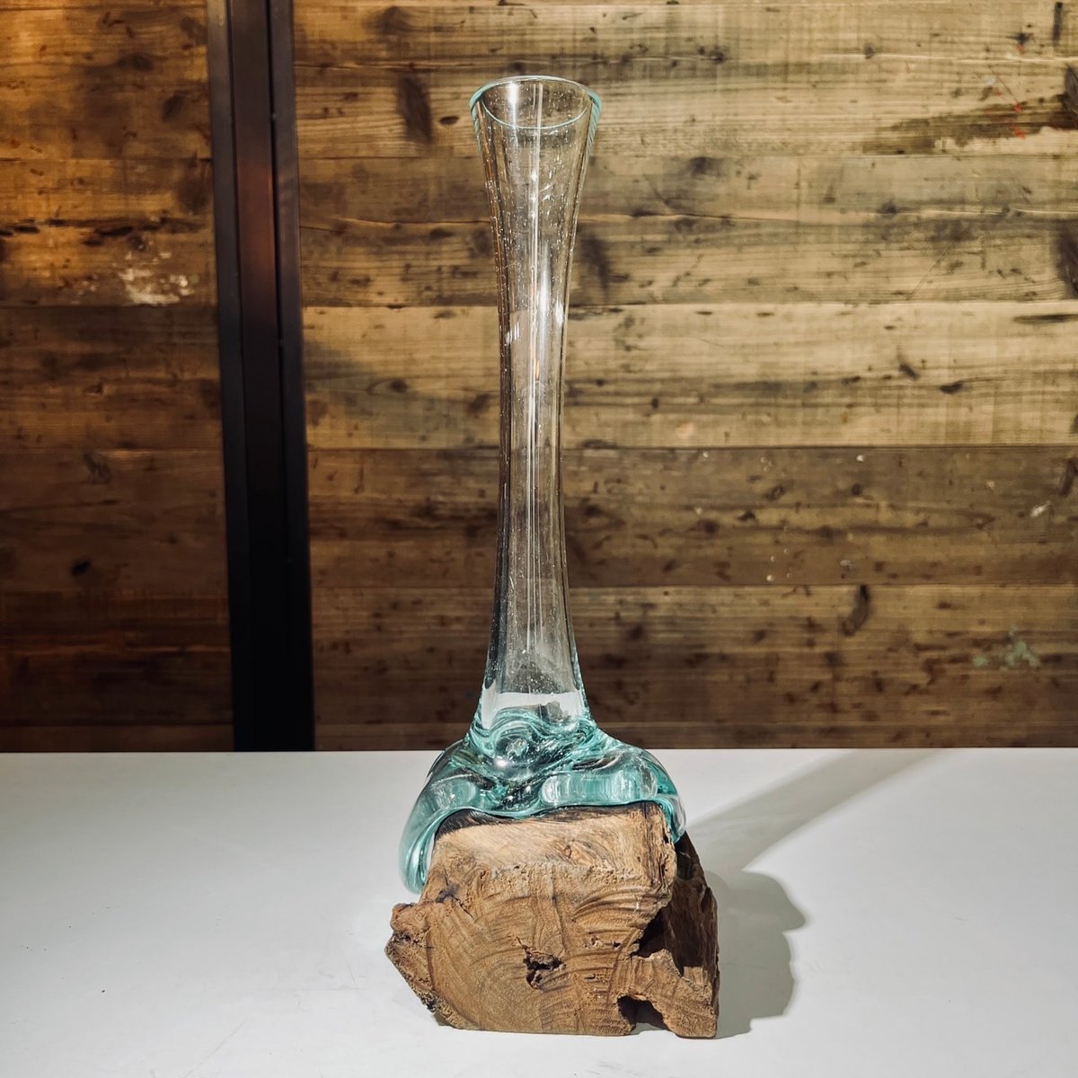 現品商品No.356】FLOWER VASE フラワーベース / S | 流木ガラス専門