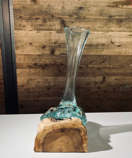 【OUTLET商品 現品商品No.M15】FLOWER VASE フラワーベース /S （ガラスにカケあり）