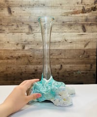 【現品商品No.272】FLOWER VASE　Fluid ART コラボ