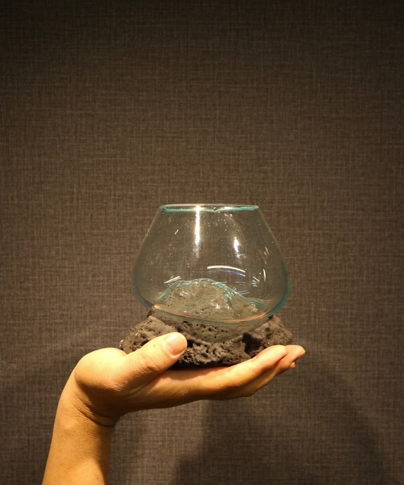 ROCK(BLACK) 溶岩(黒) / S | 流木ガラス専門店 FUKUDA FACTORY