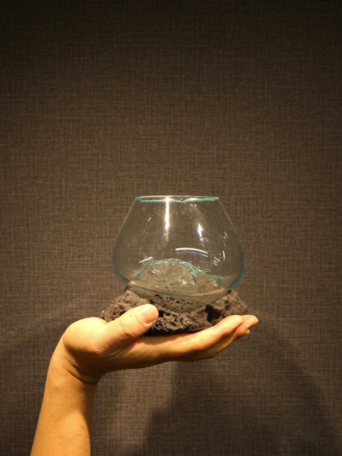 ROCK(BLACK) 溶岩(黒) / S | 流木ガラス専門店 FUKUDA FACTORY