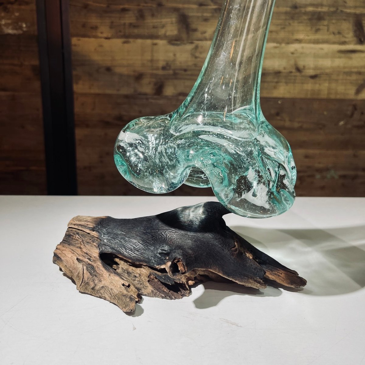 現品商品No.355】FLOWER VASE フラワーベース / S | 流木ガラス専門