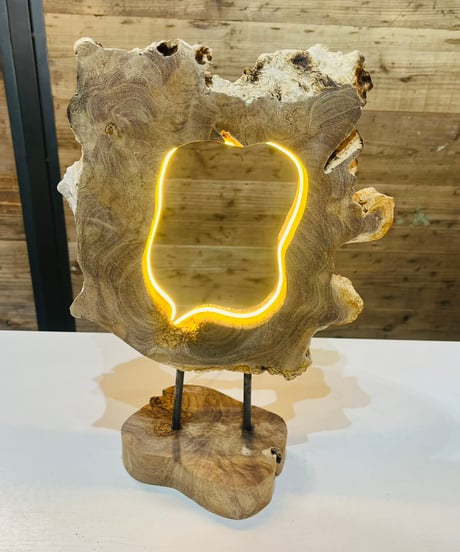 【現品商品 No.557】STAND WOOD LED / スタンド ウッド LED（ガラス無し）