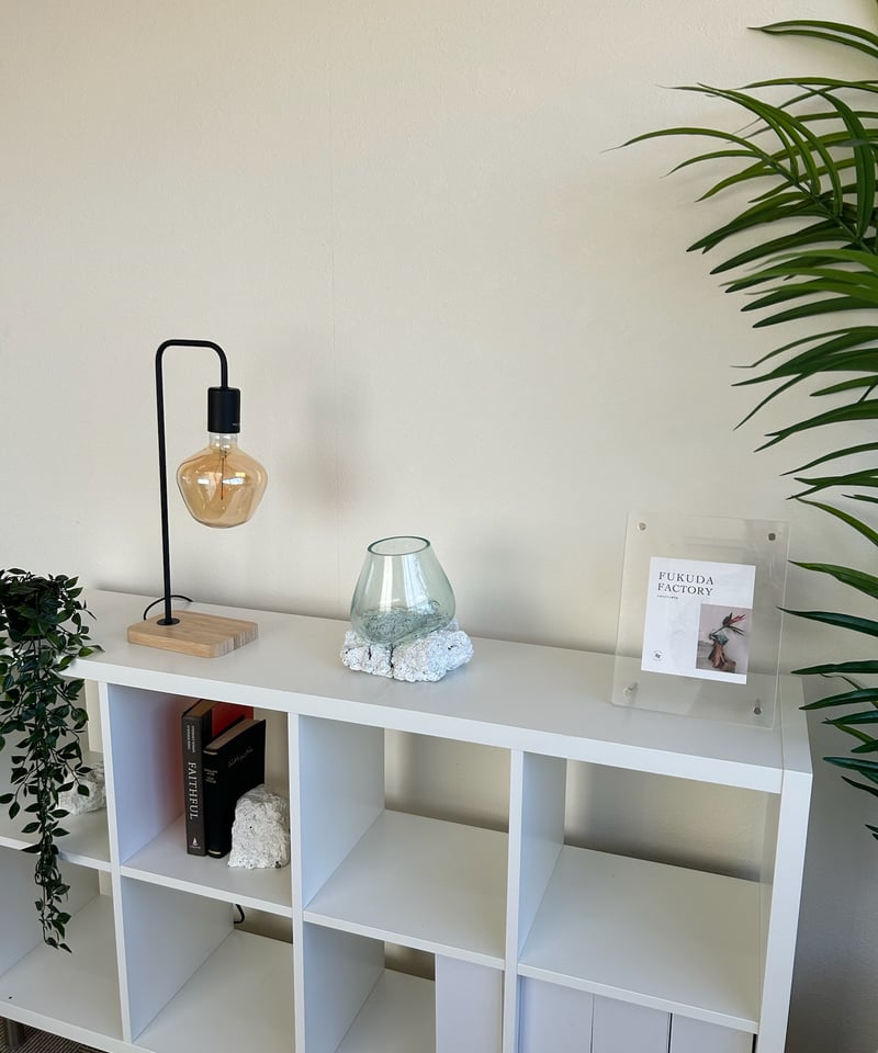 ROCK(WHITE) 溶岩(白) / M | 流木ガラス専門店 FUKUDA FACTORY
