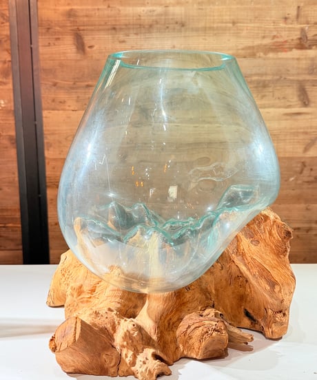 流木ガラス【FUKUDA FACTORY 公式OUTLET】FLOWER VASE / S ガラスに