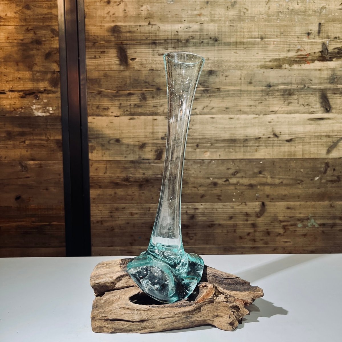 現品商品No.356】FLOWER VASE フラワーベース / S | 流木ガラス専門