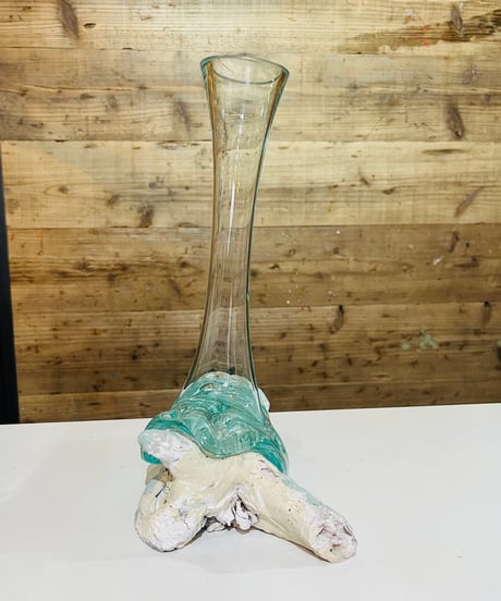 【現品商品No.272】FLOWER VASE　Fluid ART コラボ