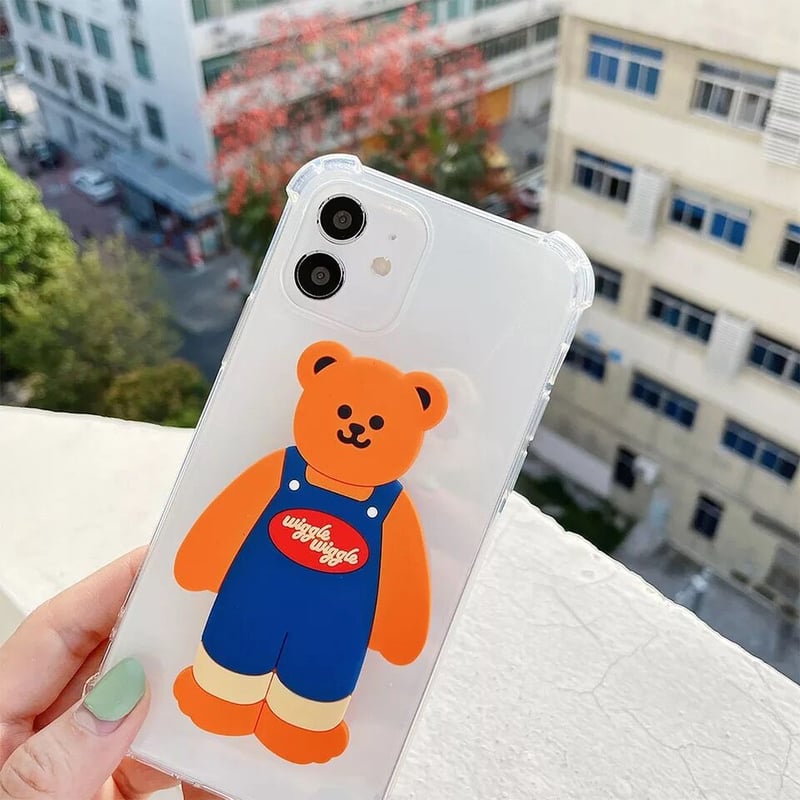 韓国クマの全身スマホグリップ | 韓国雑貨屋Salty
