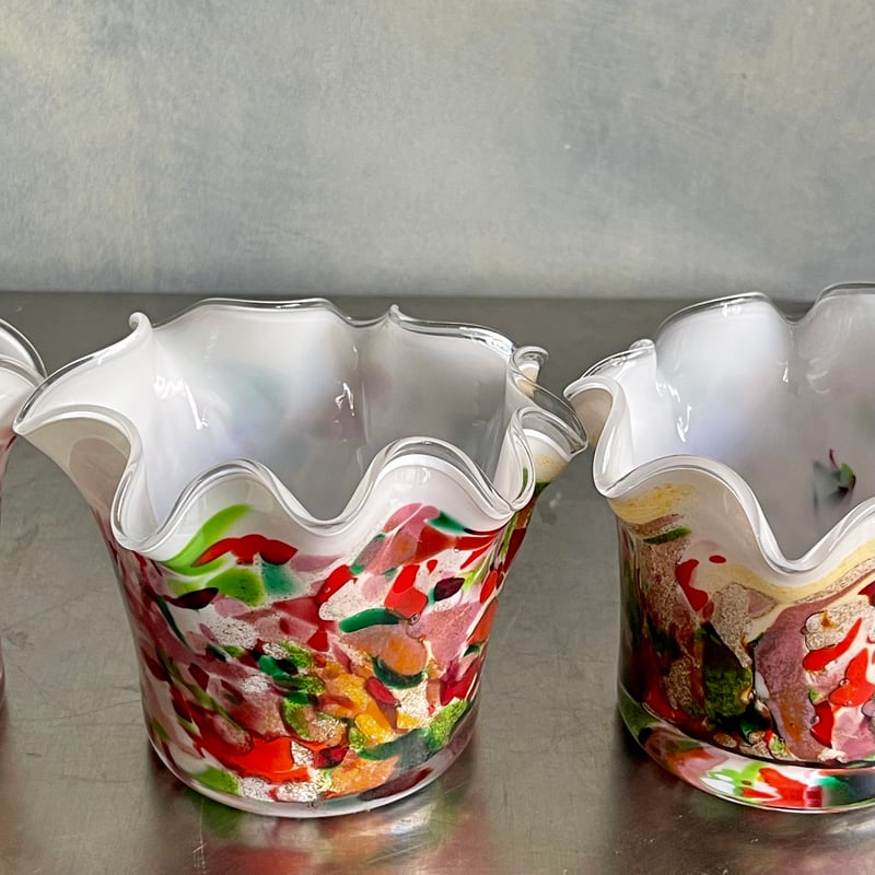 FIDORIOフラワーベース　美品 FIDRIO｜Mixed colours Wave(S) フラワーベース | 花福