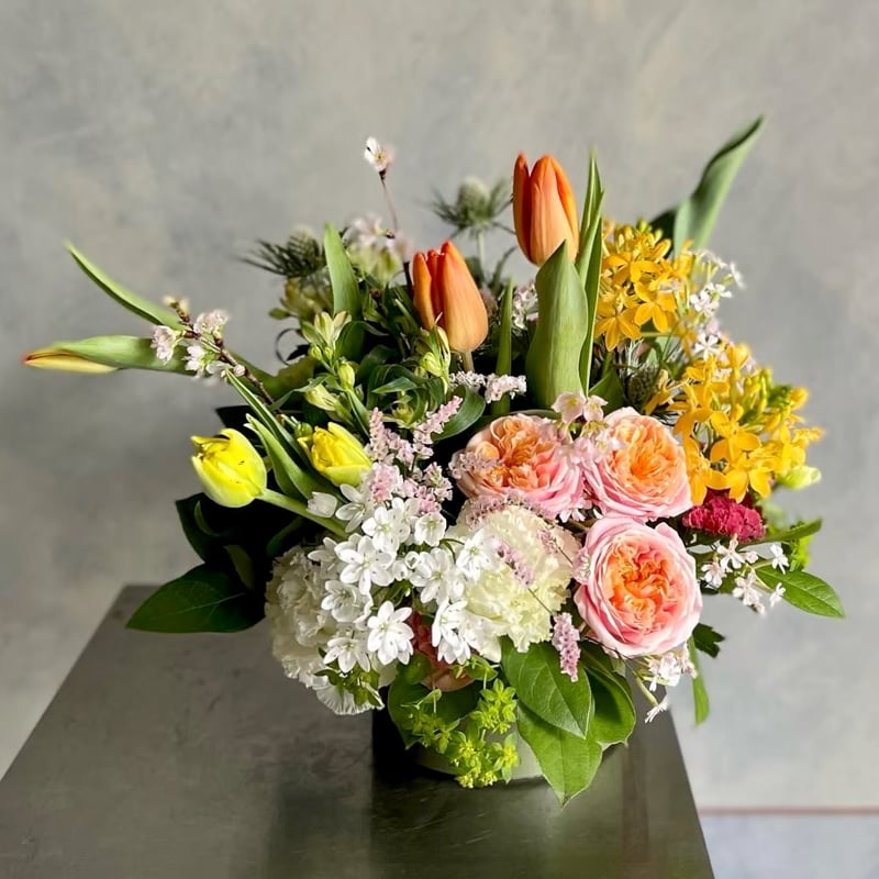 季節のアレンジメント L | 花福 オンラインショップ