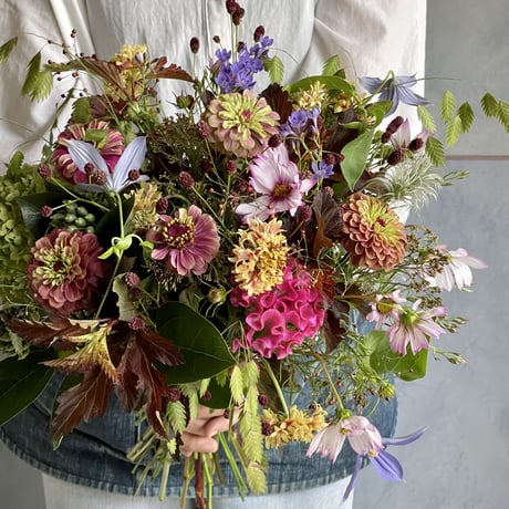 レッスン｜ Bouquet ブーケコース   季節を束ねる
