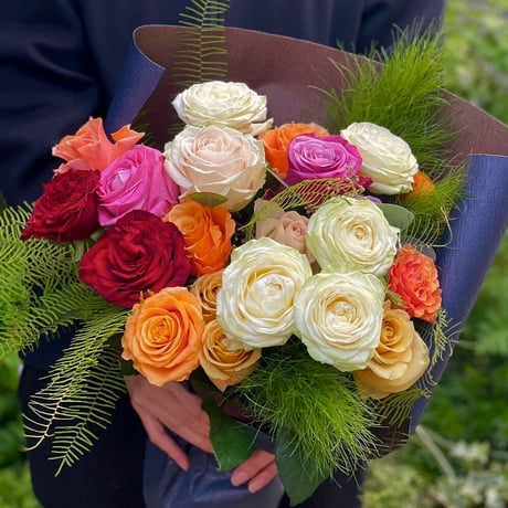 おまかせバラの花束