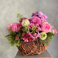 季節の花摘みバスケットL