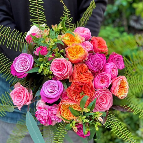 おまかせバラの花束