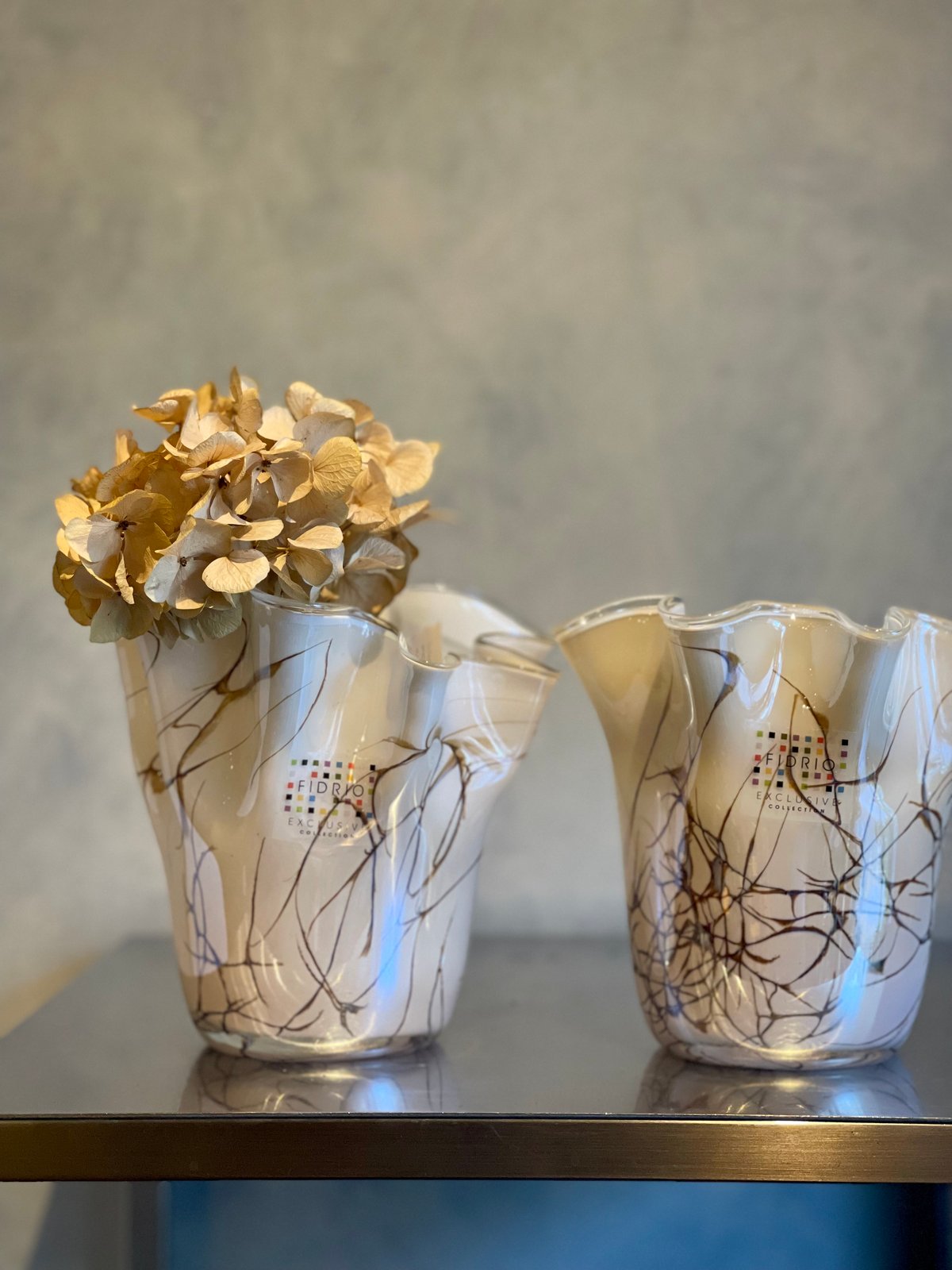 FIDRIO｜Lightning Wave(L) フラワーベース | 花福 オンラインショップ