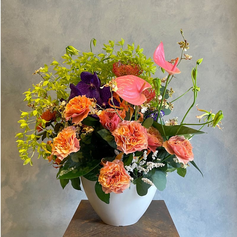 季節のアレンジメント deluxe | 花福 オンラインショップ