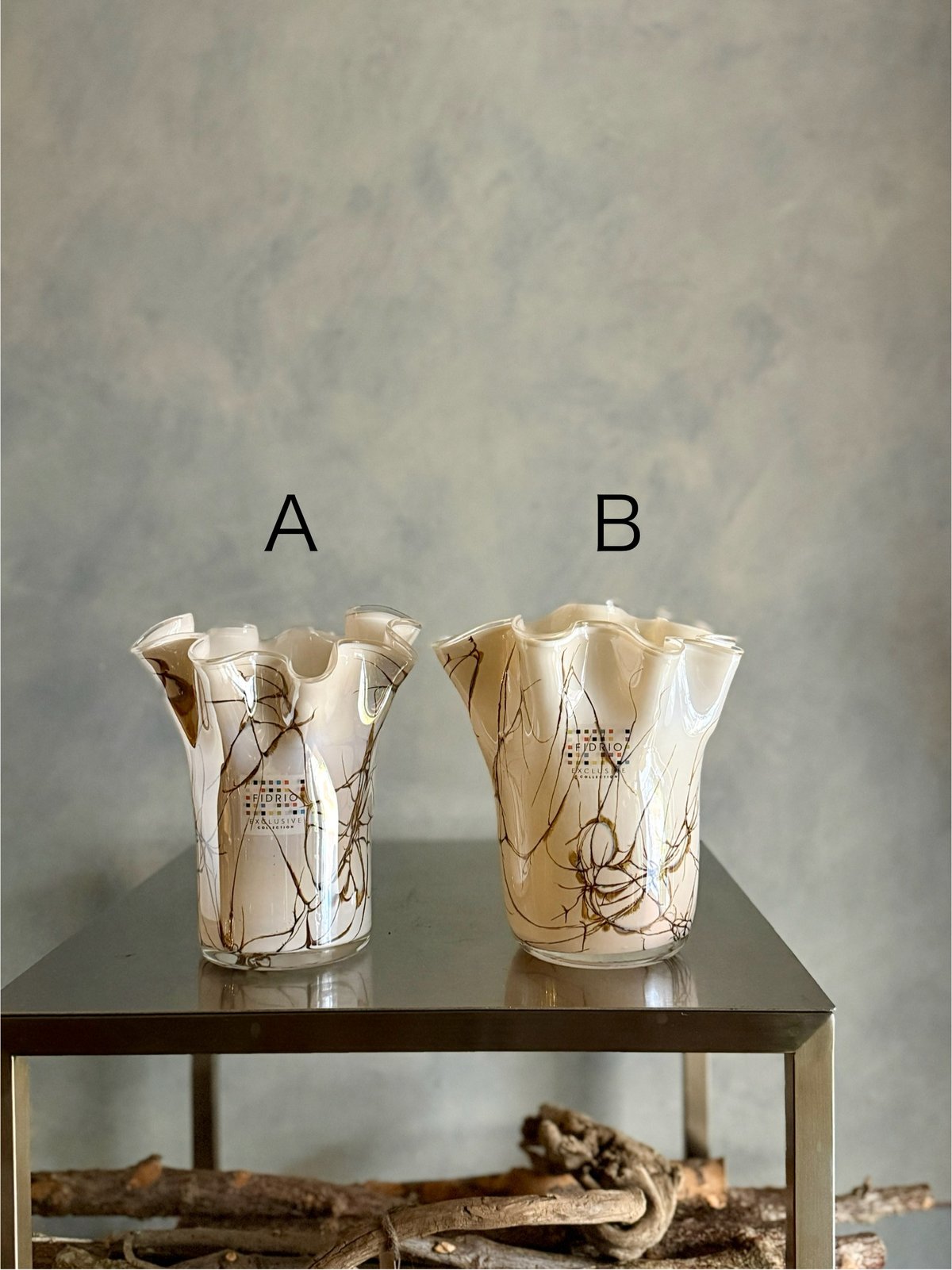 FIDRIO｜Lightning Wave(L) フラワーベース | 花福 オンラインショップ