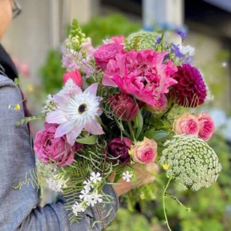 レッスン｜ Bouquet ブーケコース   季節を束ねる